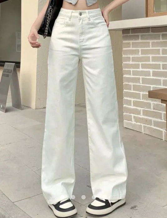 Straight Leg Jeans // Off White