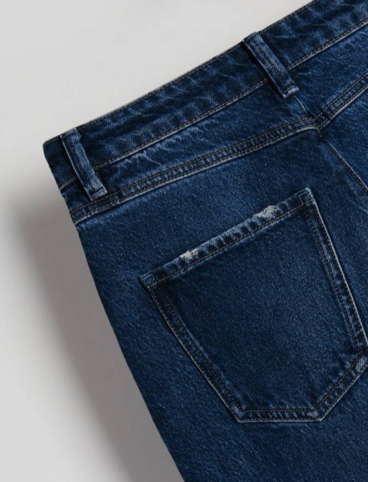 Whisker Bootcut Jeans // Premium Midnight Blue