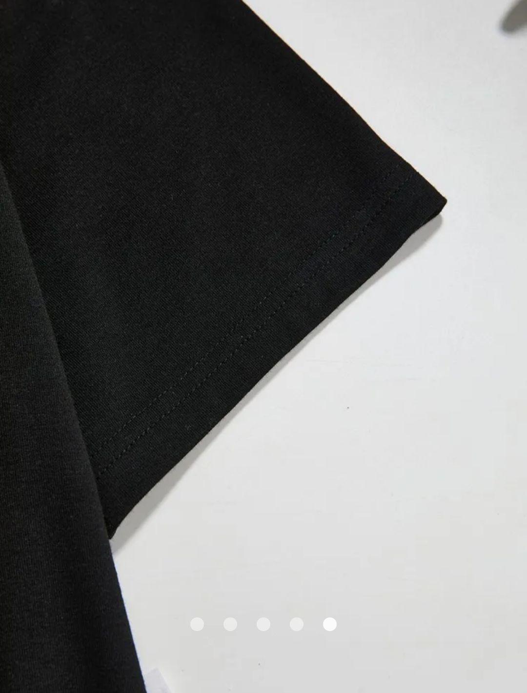 Printed Pullover T-Shirt 001 // Black