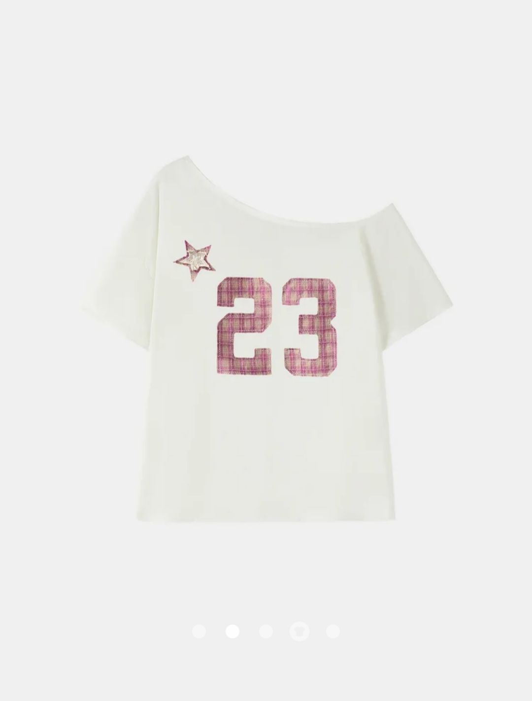 Printed Pullover T-Shirt 002 // White