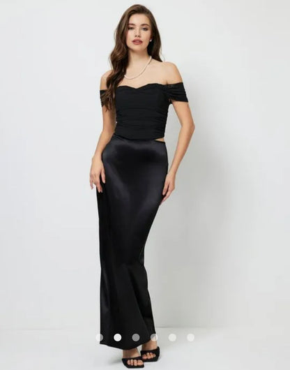 Gathered Top 001 // Black
