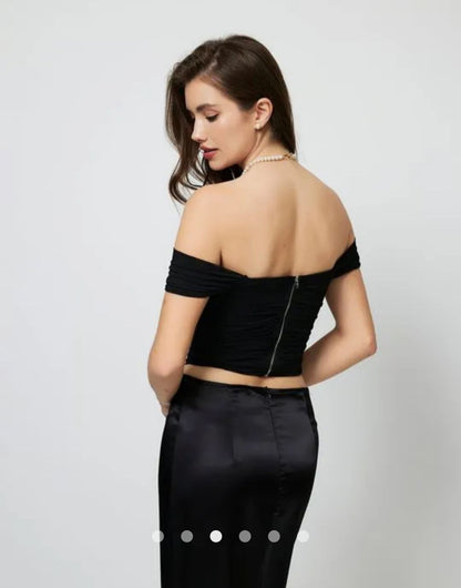 Gathered Top 001 // Black