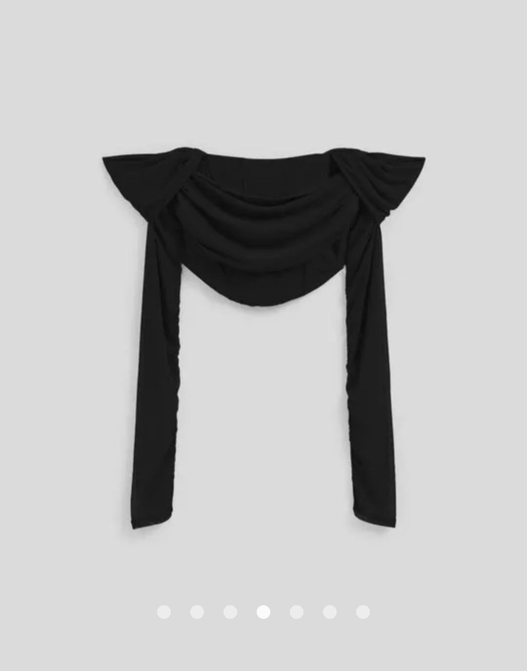 Mesh Corset Top // Black