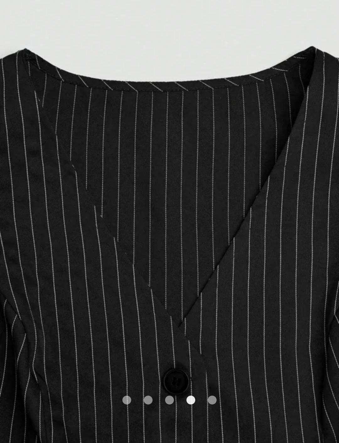 V-Neck Waistcoat // Black