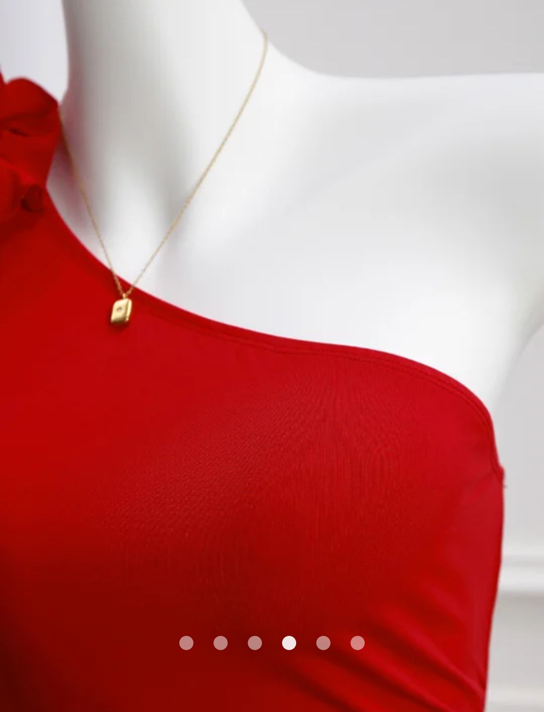 Ruffle Tank Top // Red