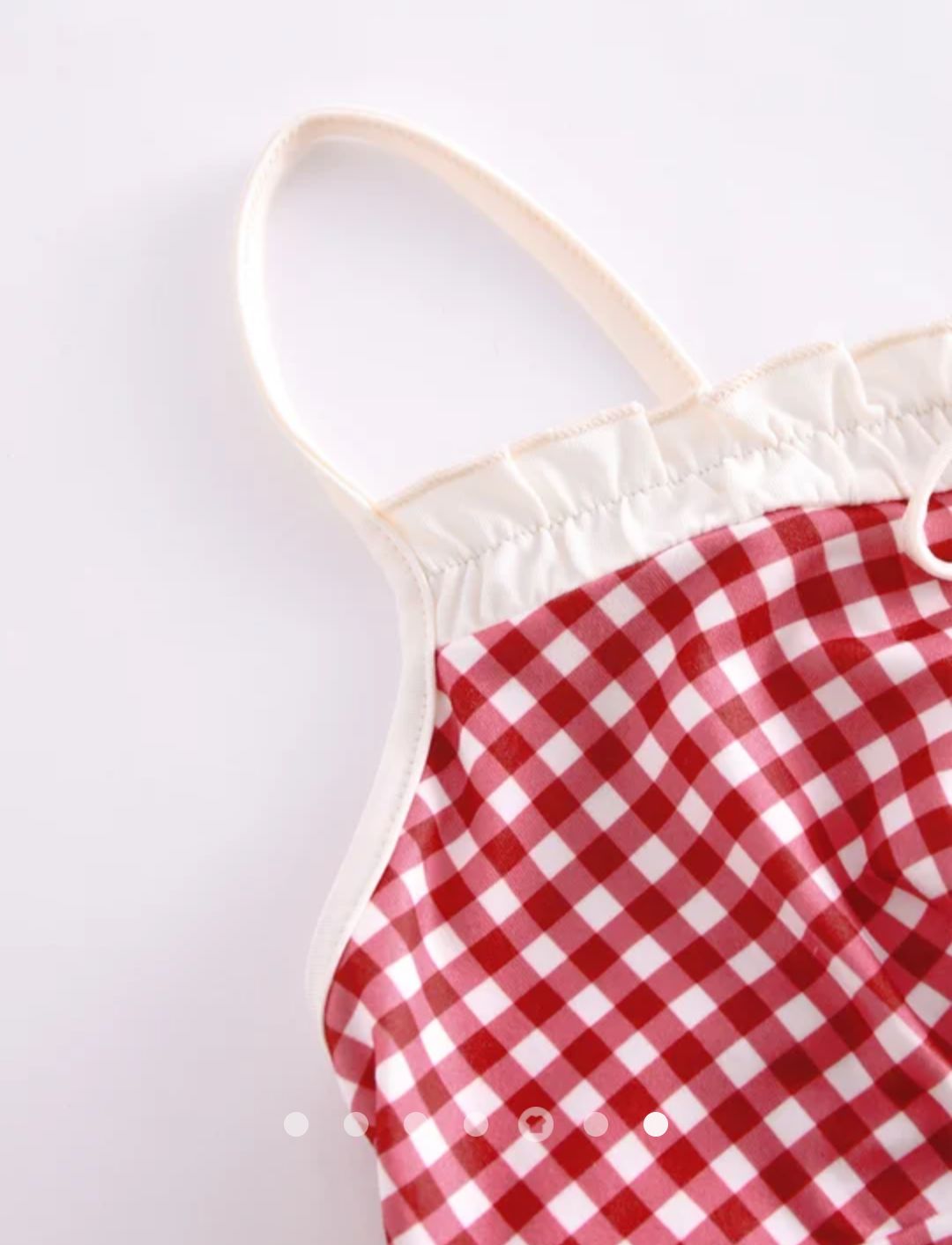 Ruffle Cami Top // Red