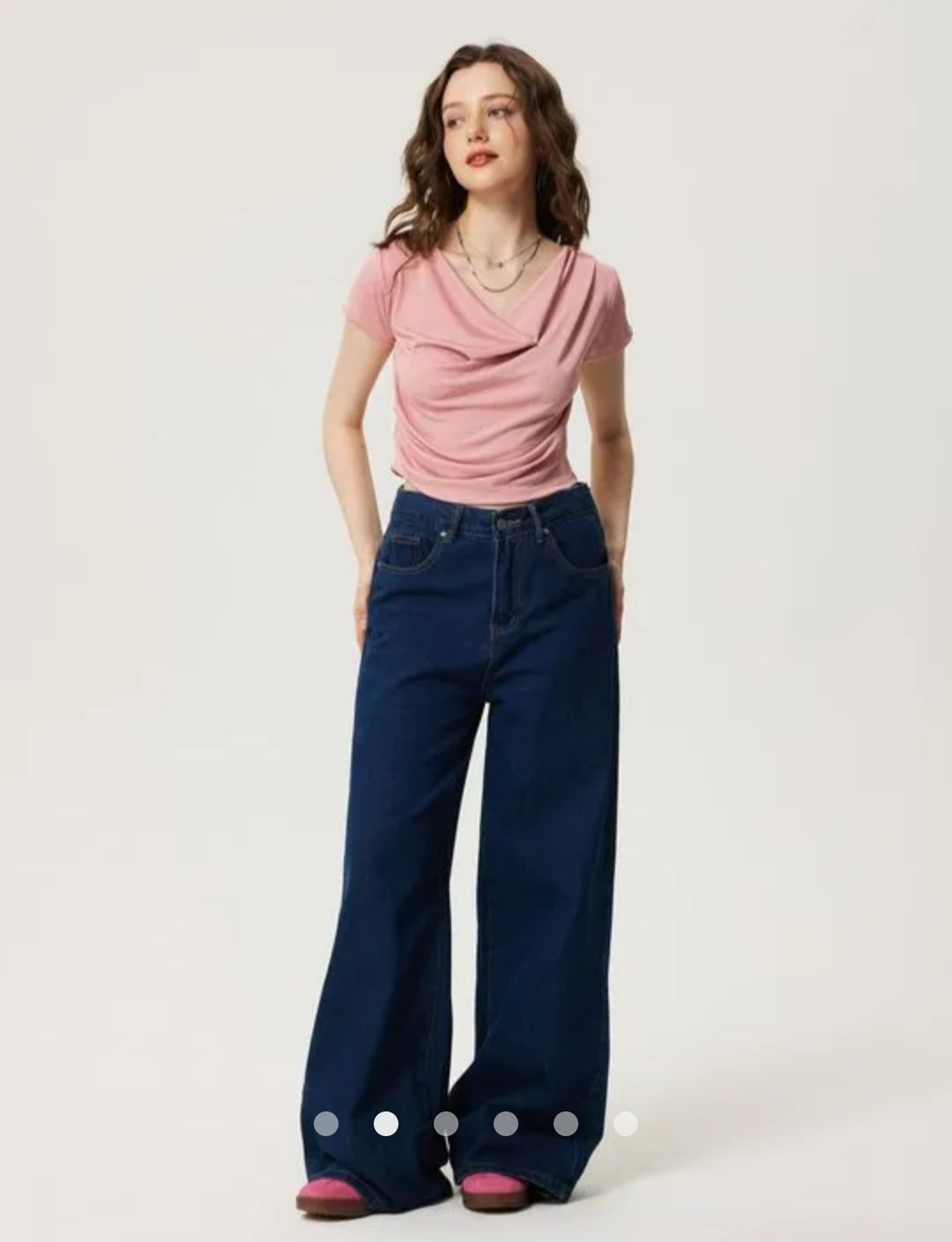 Draped Top // Pink