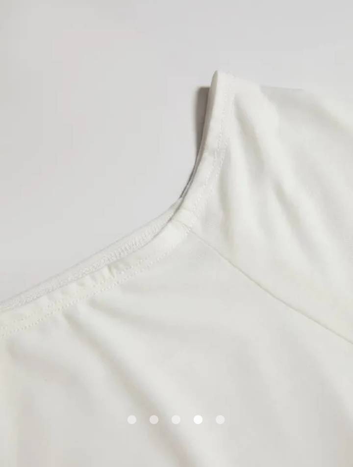 Printed Pullover T-Shirt 003 // White