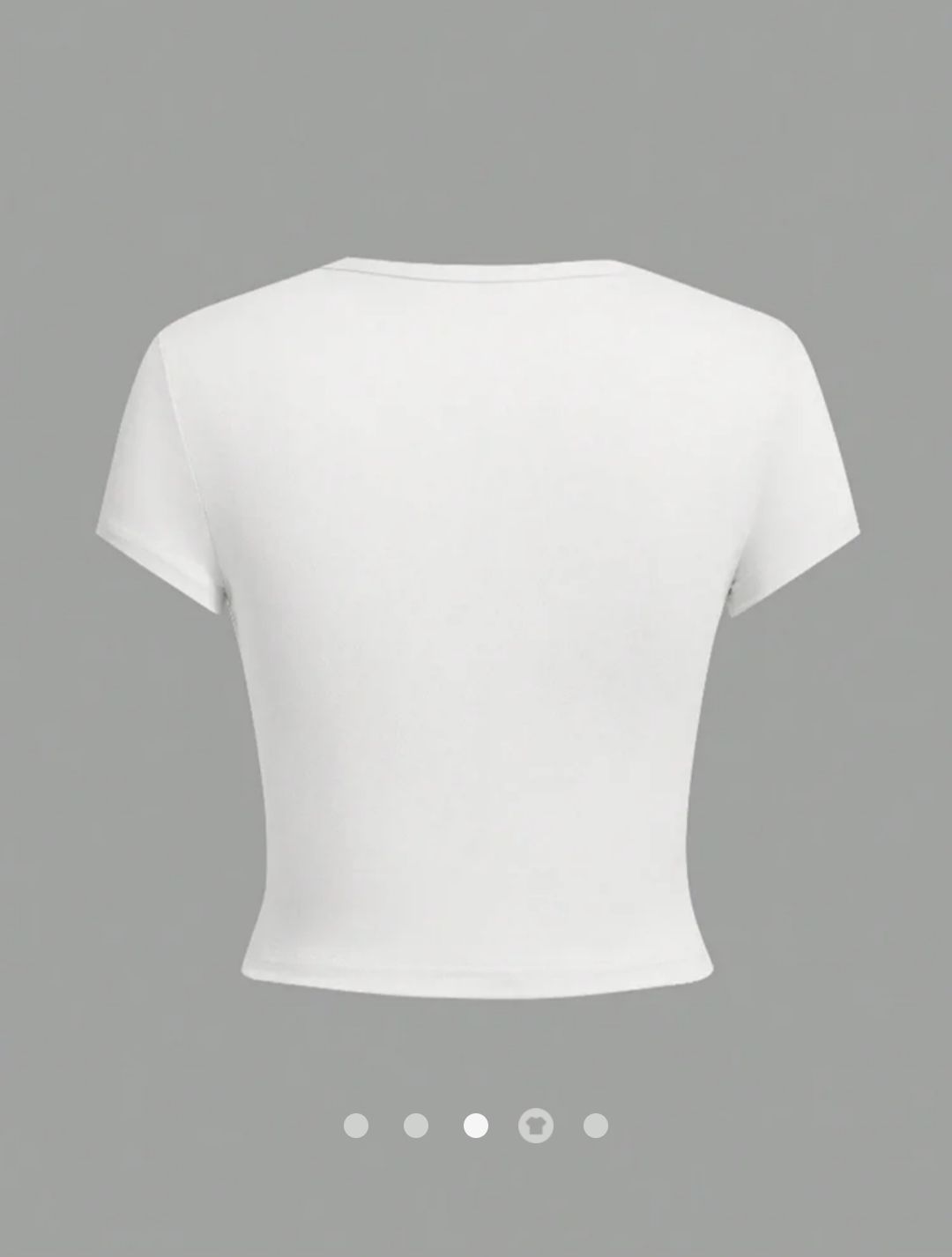 Printed Pullover T-Shirt // White