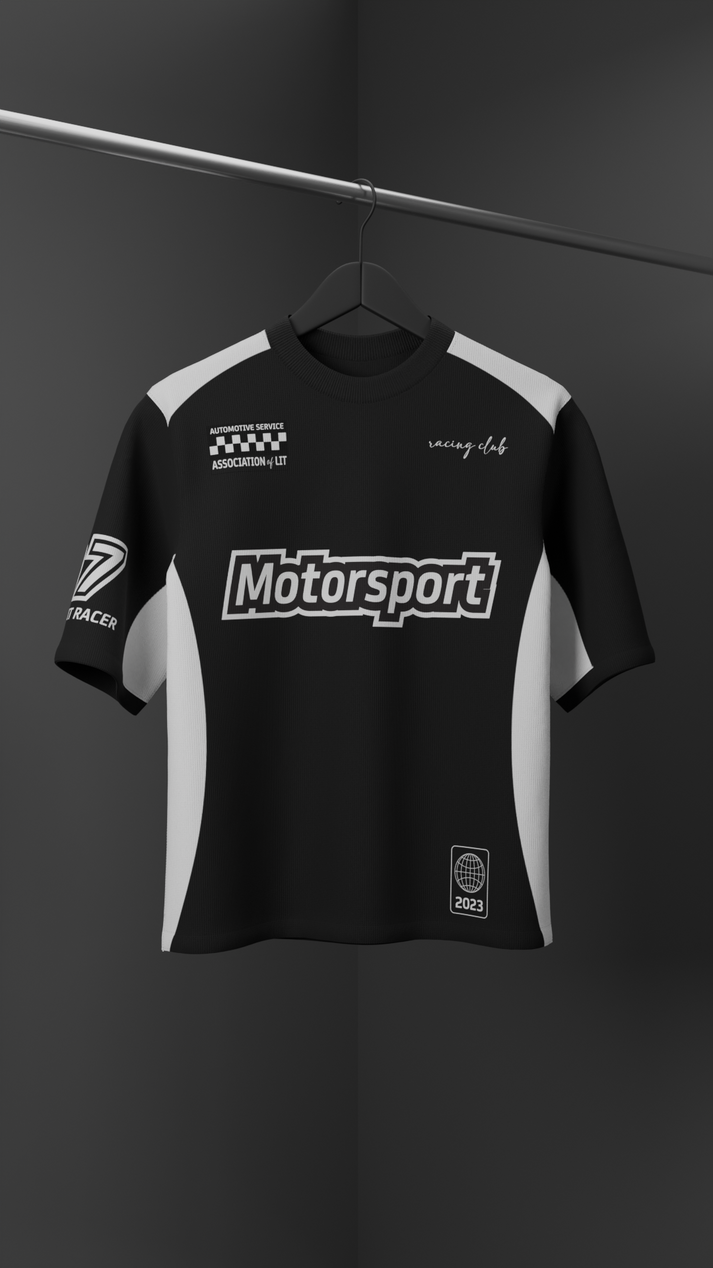 Motorsport Oversized T-shirt // Black