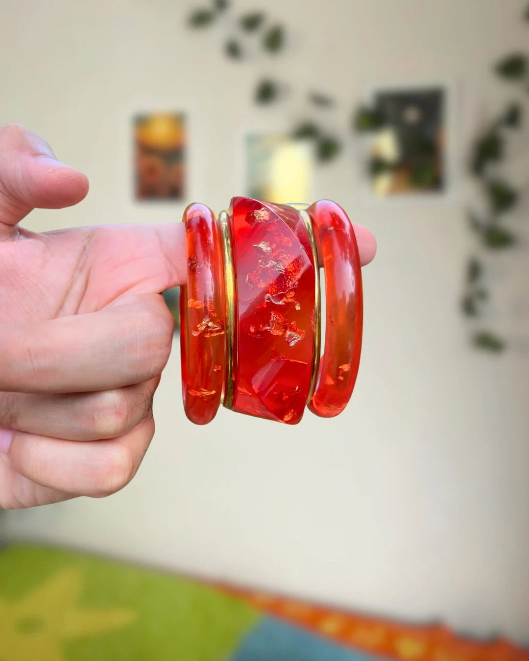 Bangle Set 013 // Orange