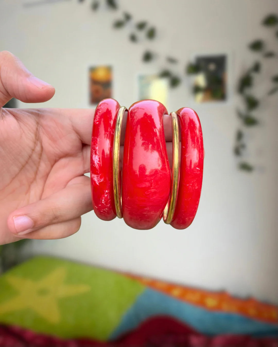 Bangle Set 007 // Red