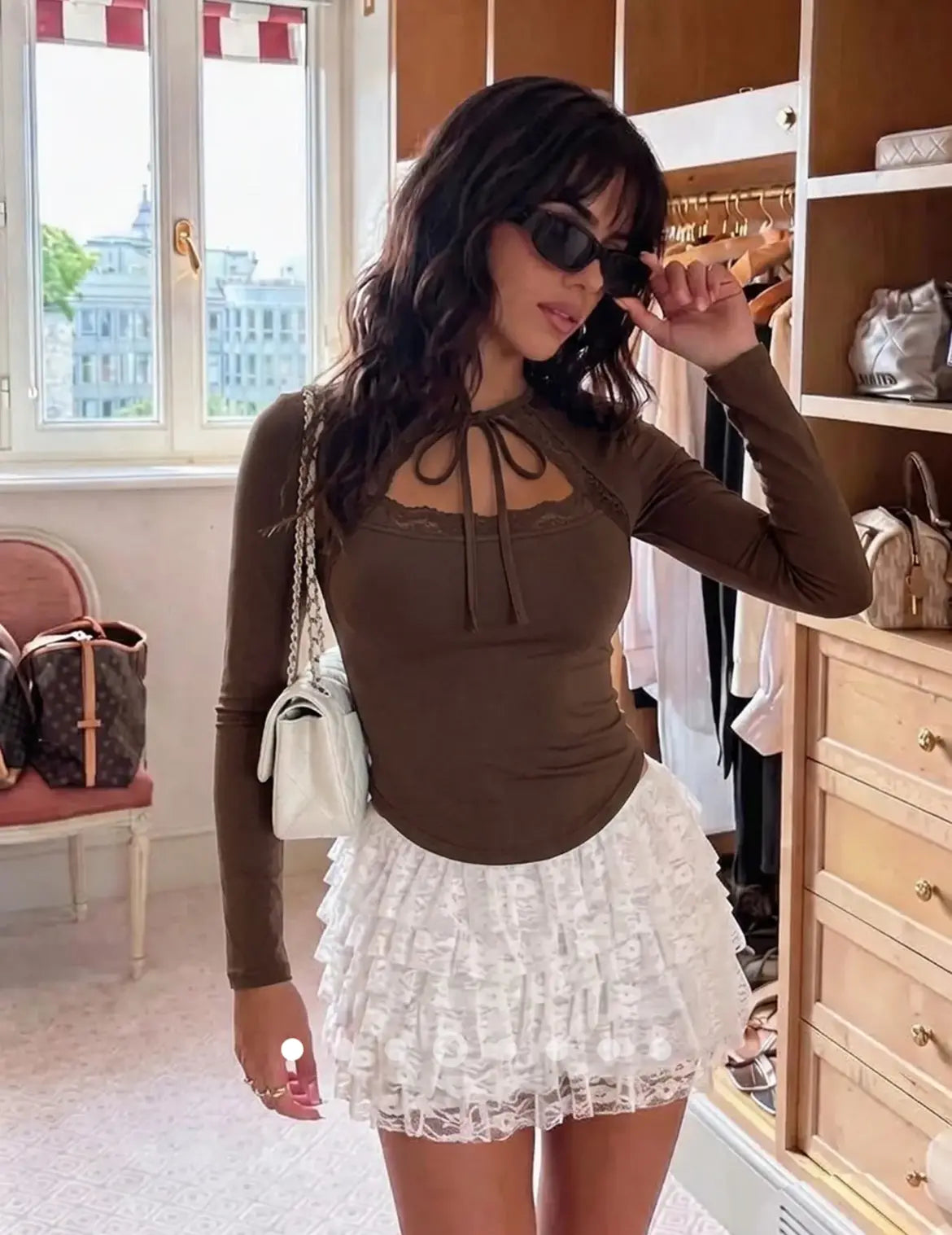 Bow Top // Brown
