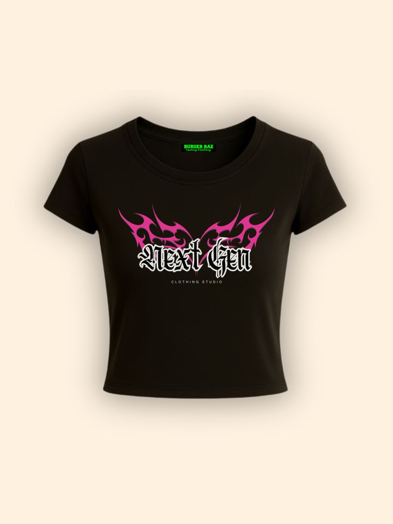 Next Gen Girl Baby Tee // Black