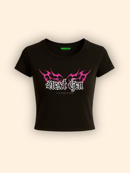 Next Gen Girl Baby Tee // Black