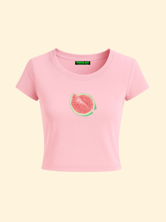 Watermelon Baby Tee // Pink